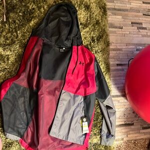 Very light weight wind breaker beautiful vibrant pink